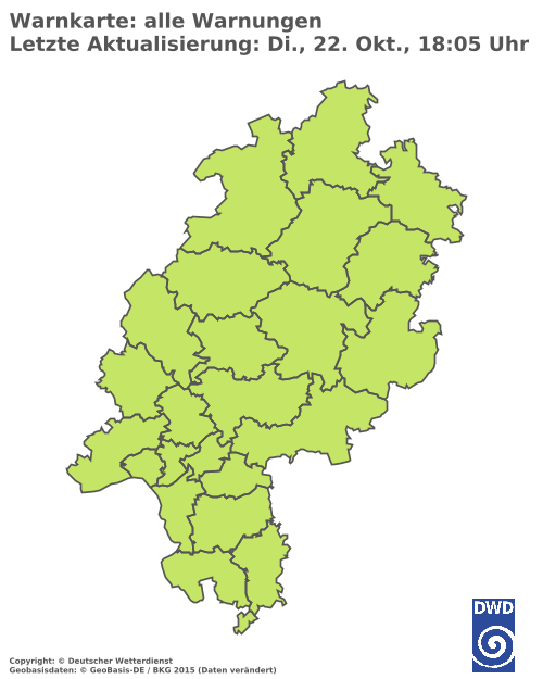 Aktuelle Wetterwarnungen für  Lahn-Dill-Kreis